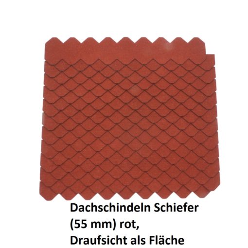 23.425-05 Dachschindeln Schiefer rot - 5